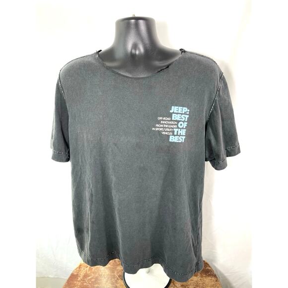 Abercrombie Jeep Cherokee Graphic T-Shirt Distressed Medium - Picture 1 of 8